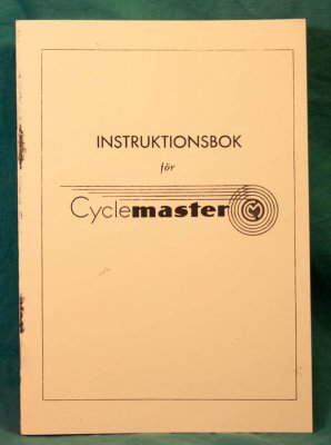 instruktionsbok CYCLEMASTER