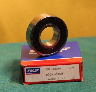 kullager 6002-2RS, 15 x 32 x 9mm