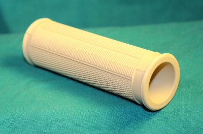 gummihand. vit u. fläns, 24mm