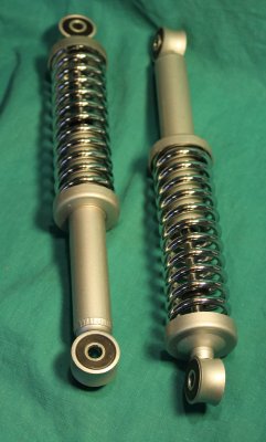 öppen stötdämpare, silver, 280mm