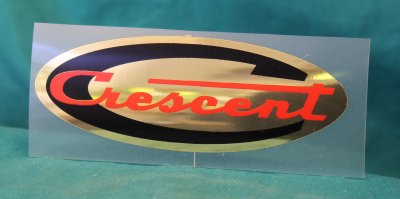 "CRESCENT"-oval, 100 x 35mm