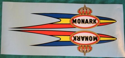 tankdekalsats, MONARK