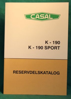reservdelskat., CASAL K190