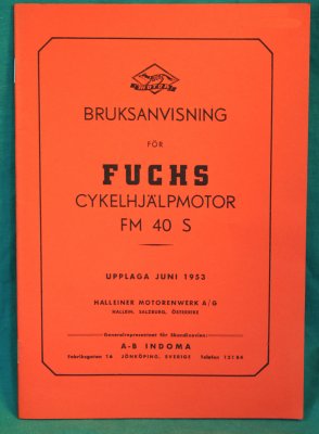 bruksanvis. FUCHS FM40S