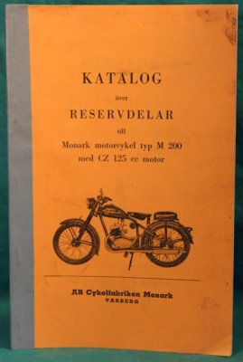 reservdelskat. MONARK M200