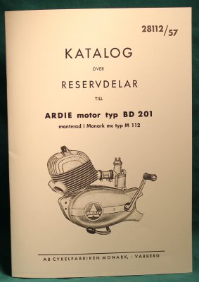 reservdelskat. ARDIE BD 201