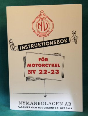 instruktionsbok f. NV22 & NV23