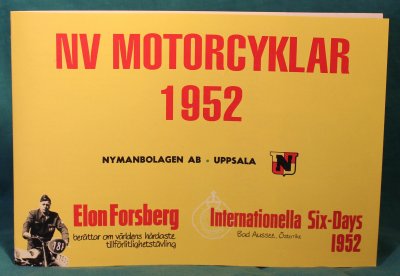 br. NV motorcyklar 1952