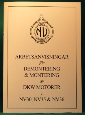 arbetsanvisning, DKW 200cc/250cc