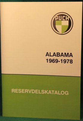 reservdelskat. PUCH ALABAMA