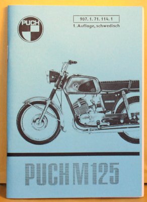instruktionsbok PUCH M125