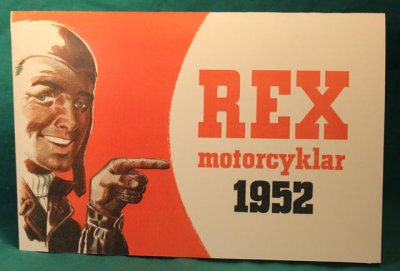 broschyr, REX motorcyklar 1952