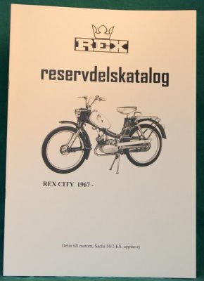 reservdelskat. REX CITY
