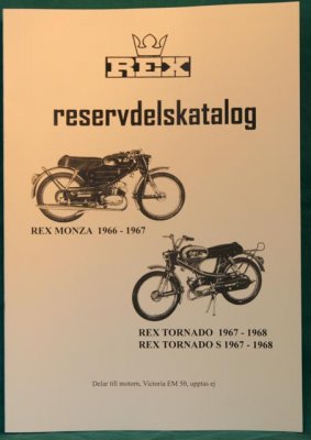 reservdelskat. MONZA/TORNADO