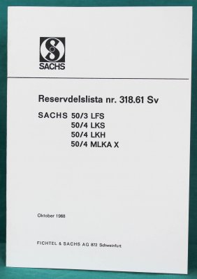 reserv-kat. SACHS 50/3 - 50/4