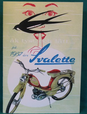 broschyr, SVALAN moped 1957