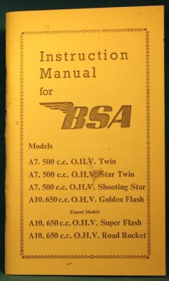 isb BSA A7 & A10-modeller.